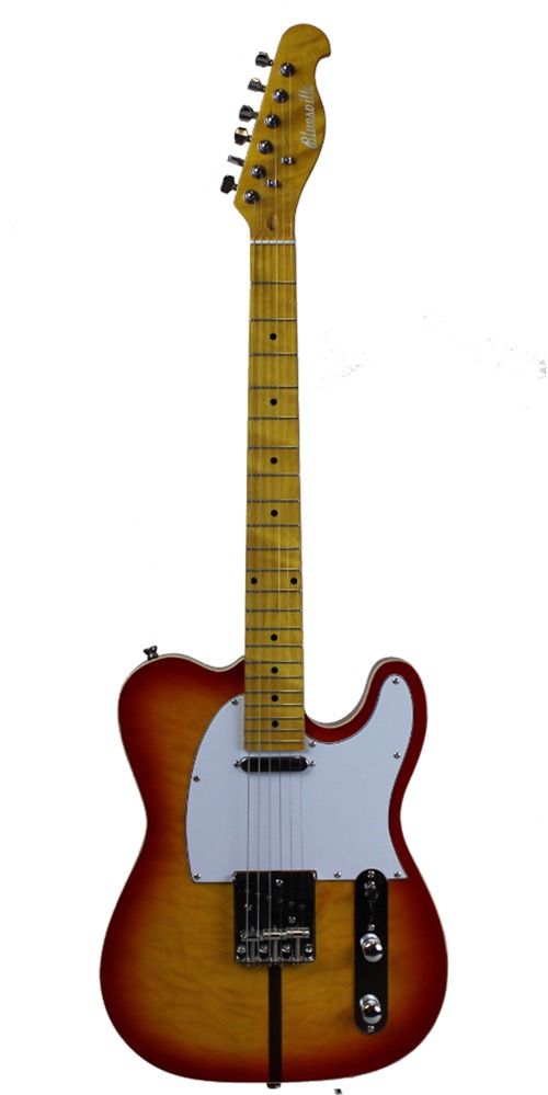 Cassidy Electric Guitar Bluesville Series BV511 Cherry Sunburst