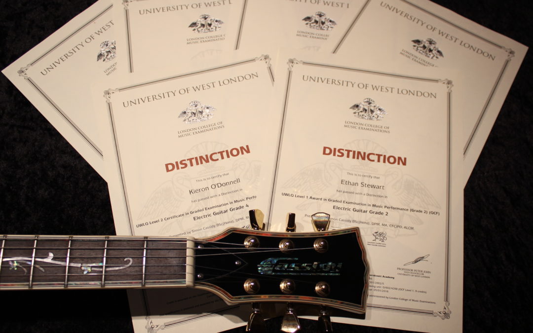 The Cassidy Guitar Studio Guitar Exam Results (Update Winter 2023)